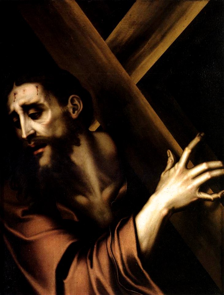 Luis de Morales - Christ Carrying the Cross - WGA16188