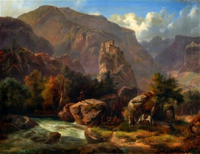 Ludwig Neelmeyer - Schloss Salurn in Südtirol - 7770 - Kunsthistorisches Museum