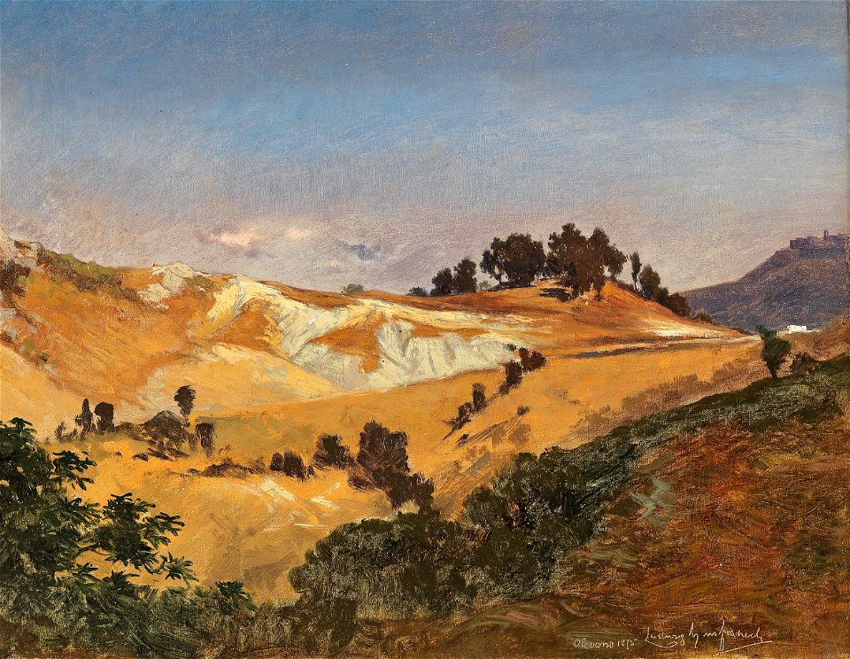 Ludwig Hans Fischer Partie bei Olevano 1875