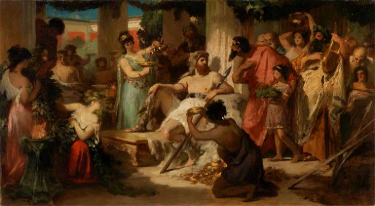 Ludwig Thiersch - Alarich in Athen - 10346 - Bavarian State Painting Collections
