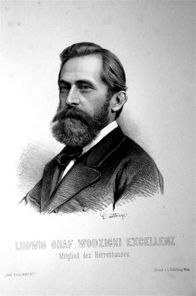 Ludwig von Wodzicki Litho