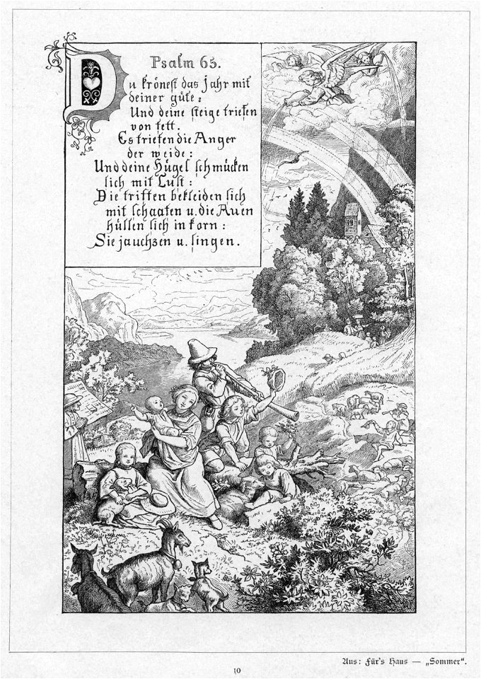 Ludwig Richter Psalm 65