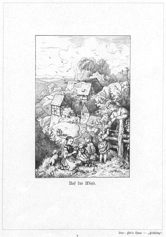 Ludwig Richter Auf der Wiese