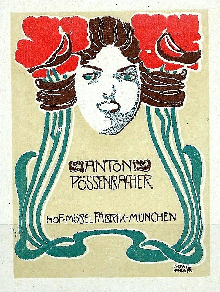 Ludwig Hohlwein - Hof-Möbelfabrik Anton Pössenbacher
