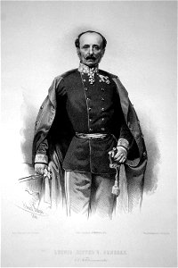 Ludwig von Benedek Litho Kaiser