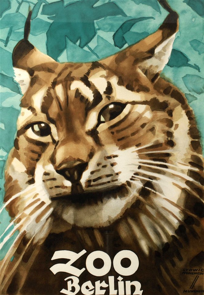 Ludwig Hohlwein - Zoo Berlin (Luchs)