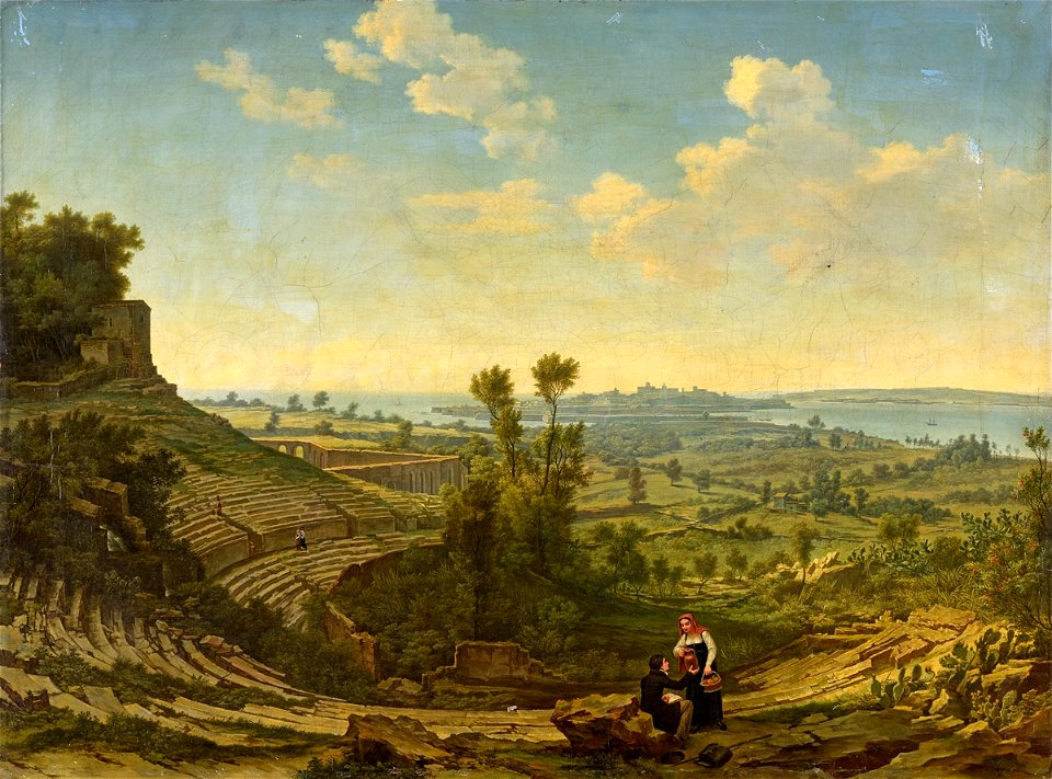 Ludwig Philipp Strack Griechisches Theater von Syrakus