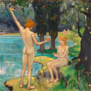 Ludwig von Hofmann - Adam Eva
