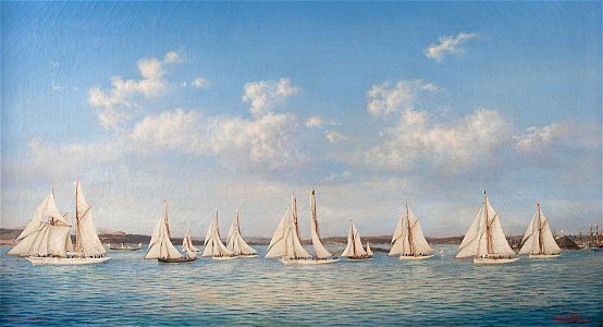 Ludwig Rubelli von Sturmfest Segelregatta 1892