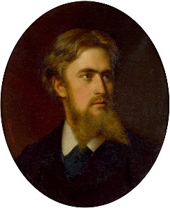 Ludwig Thiersch Bildnis des Dichters Karl Stieler 1868
