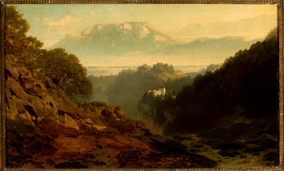 Ludwig Willroider - Mountain landscape with a castle - 186252 - National Museum in Warsaw