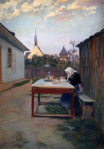 Ludwig Michalek - Meine Mutter (Abendmahlzeit) - 3131 - Österreichische Galerie Belvedere
