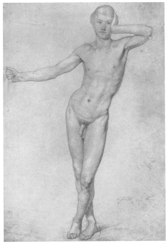 Ludwig Richter Aktstudie