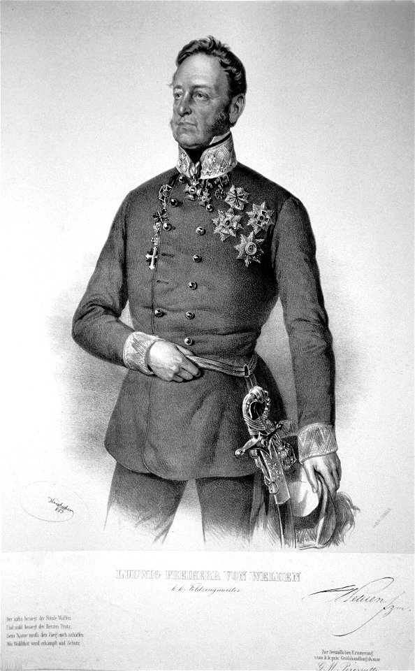 Ludwig von Welden Litho