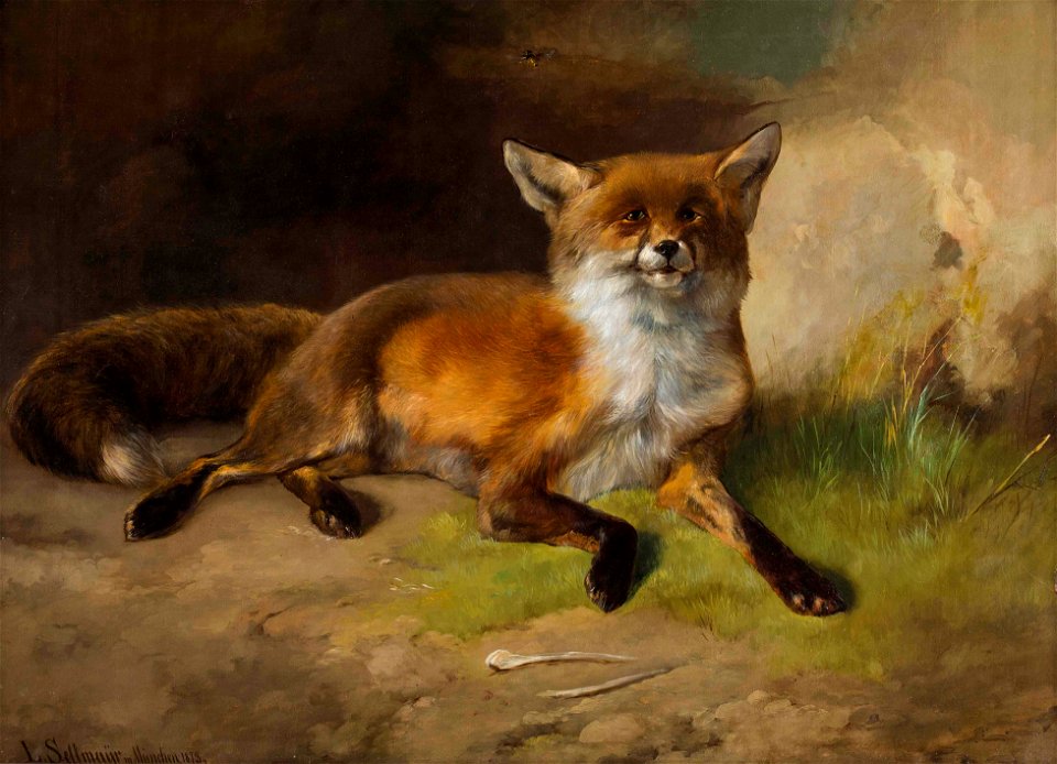 Ludwig Sellmayr Fuchs und Wespe