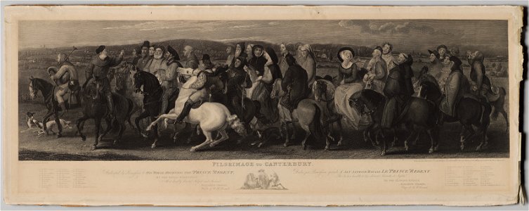 Luigi Schiavonetti (Italian, 1765-1810) - Pilgrimage to Canterbury - 1958.147 - Cleveland Museum of Art