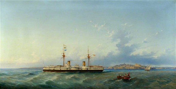 Luigi Maria Galea (1847-1917) - HMS 'Inflexible' - BHC3416 - Royal Museums Greenwich