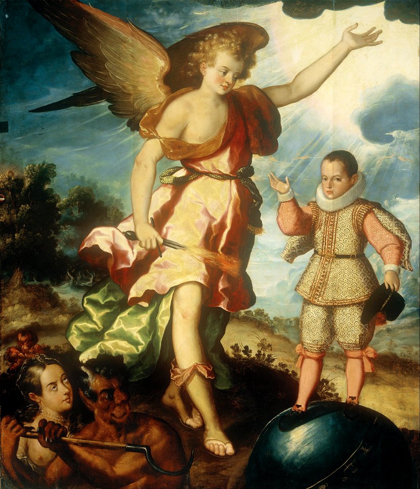 Luis Juárez - The Guardian Angel - Google Art Project