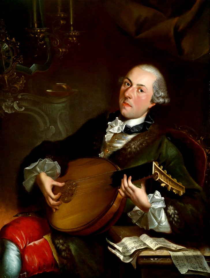 Luigi Crespi Porträt des Komponisten Filippo della Casa