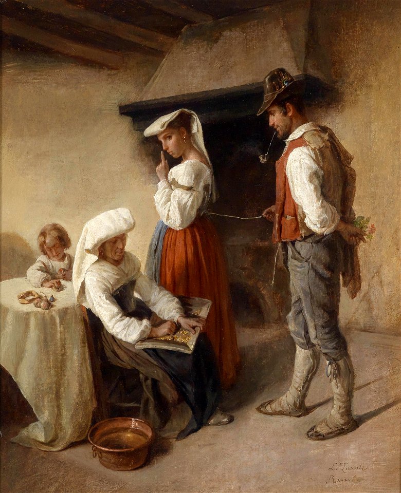 Luigi Zuccoli Heimliche Liebe