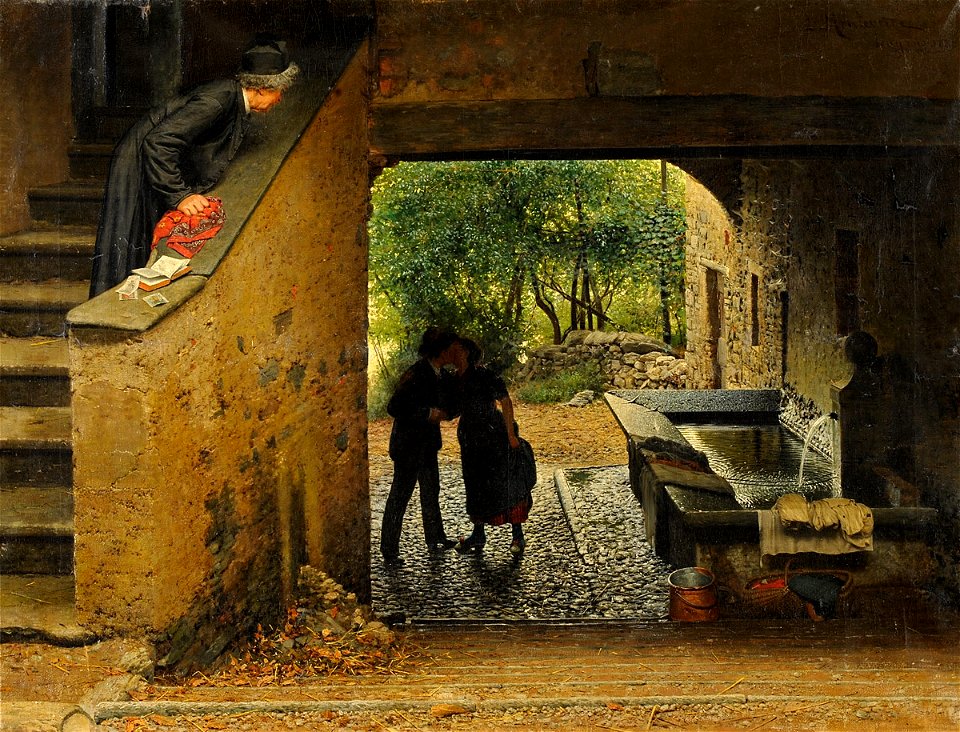 Luigi Monteverde Ertappt 1888