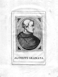 Luis de Granada (gravure anonyme)