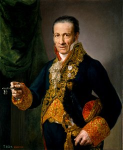 Luis Veldrof, aposentador mayor y conserje del Real Palacio (Museo del Prado). Free illustration for personal and commercial use.