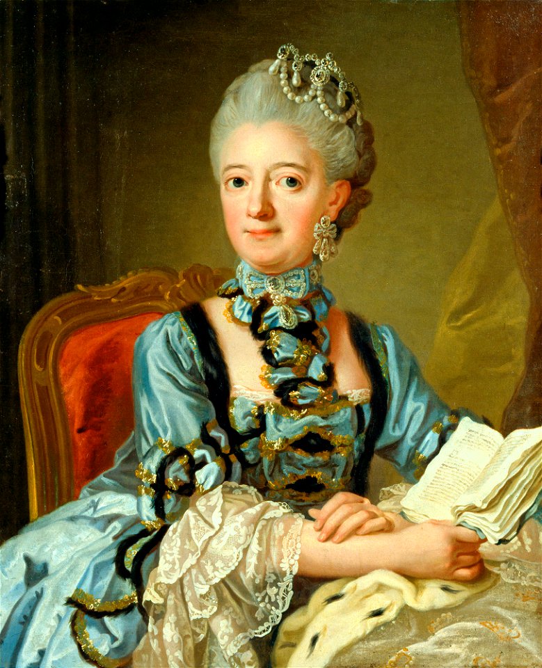 Luise Ulrike in blue