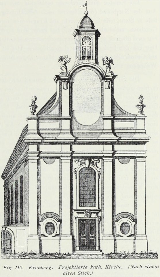 Luthmer II-110-Kronberg Projektierte kath Kirche (nach einem alten Stich)