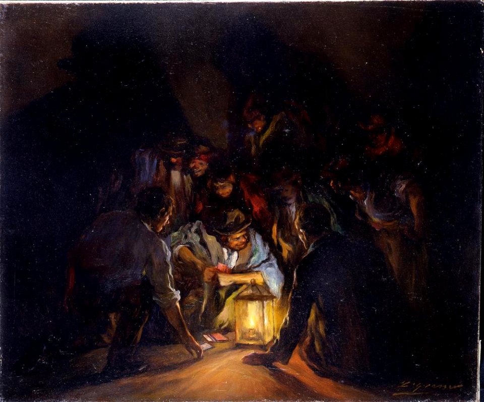 Luis Graner y Arrufi - The Card Players - A217 - Hispanic Society of America