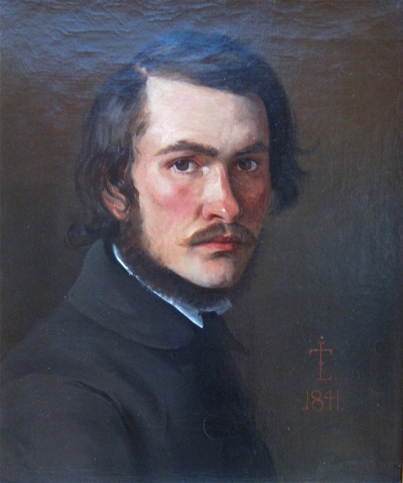 Lundbye, J Th (self-portrait 1841, Glyptoteket)