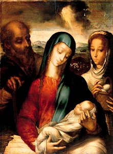 Luis de Morales - Holy Family - A78 - Hispanic Society of America
