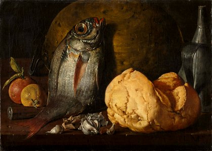 Luis Meléndez - Still Life with Fish, Bread, and Kettle - 1983.97 - Cleveland Museum of Art