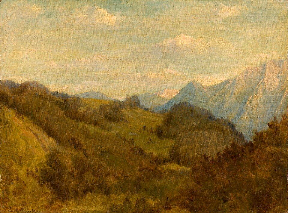 Luitpold Faustner - Landschaft in Tirol - G 6747 - Lenbachhaus