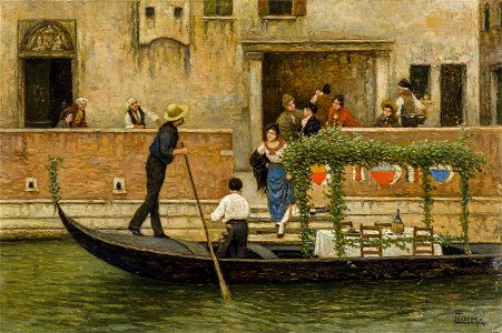 Luigi Pastega Auf dem Weg zur Festa del Redentore
