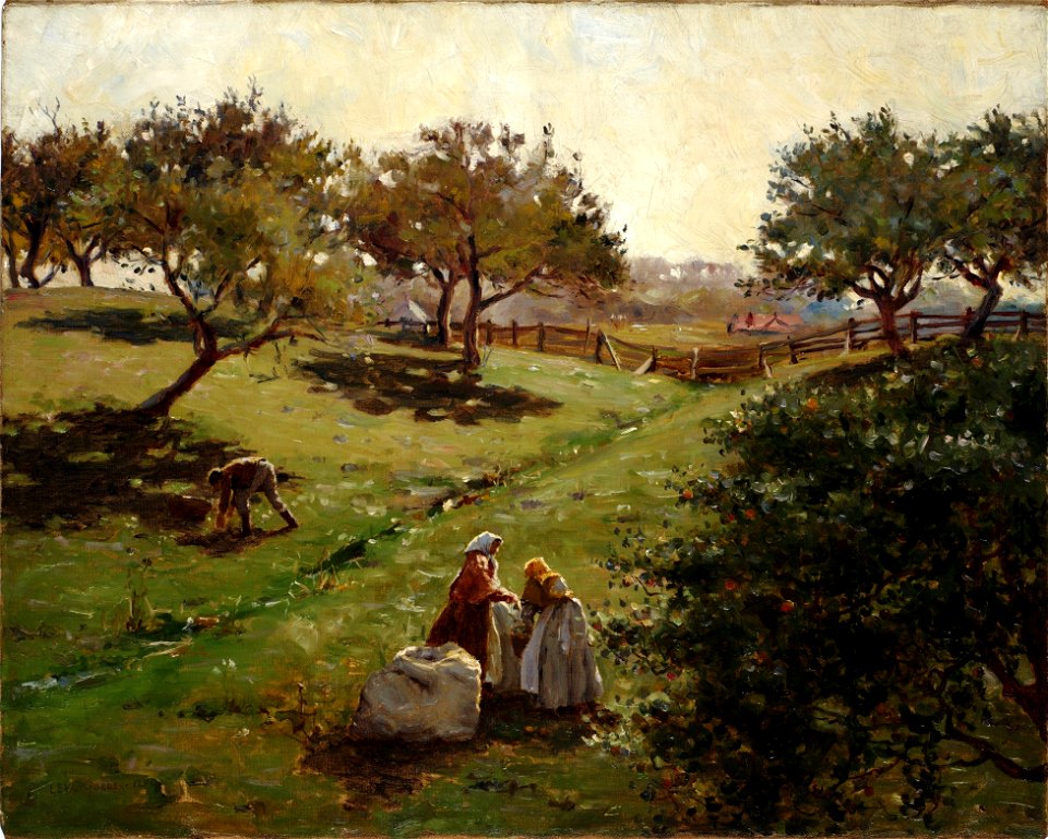 Luther Emerson van Gorder - Apple orchard