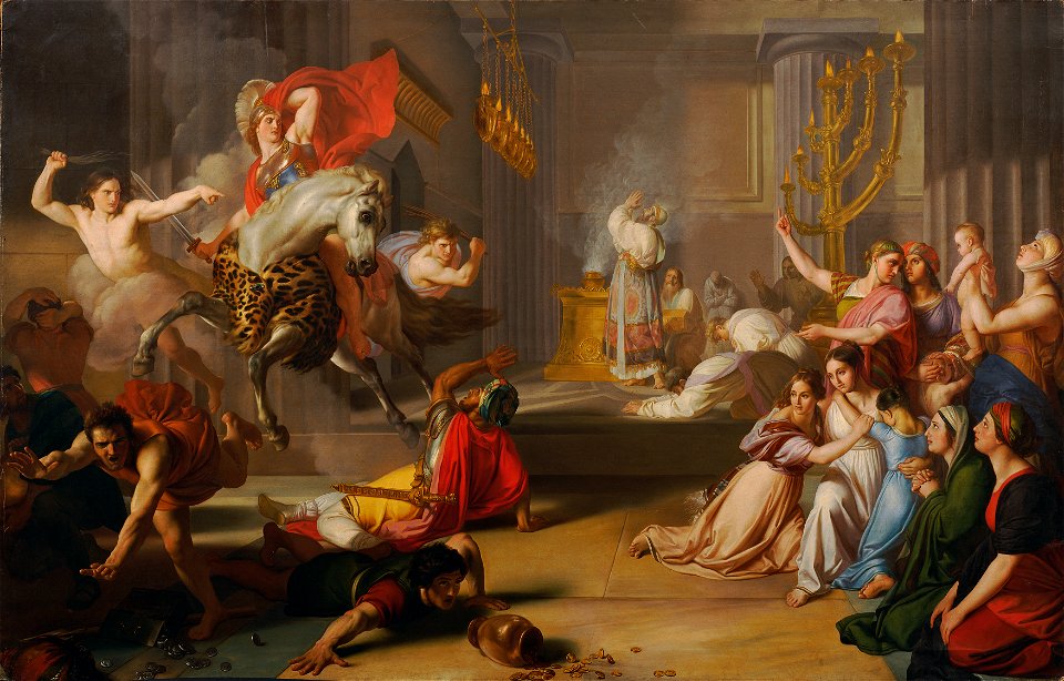 Luigi Sabatelli - Die Vetreibung Heliodors aus dem Tempel - 3762 - Kunsthistorisches Museum