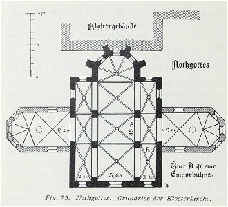 Luthmer I-075-Nothgottes Grundriss der Klosterkirche