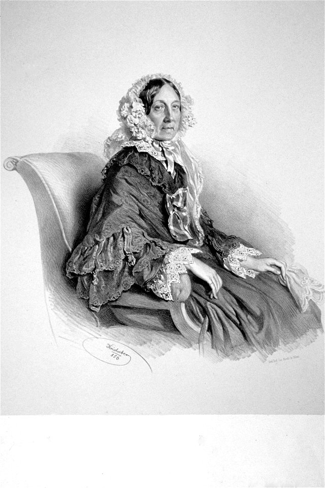 Luise von FÜnfkirchen Litho