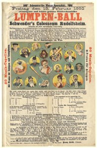 Lumpenball in Schwenders Colosseum am 19. Februar 1892