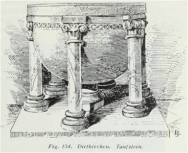 Luthmer III-134-Dietkirchen Taufstein