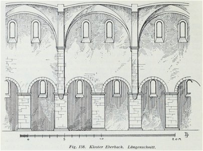 Luthmer I-138-Kloster Eberbach Längsschnitt