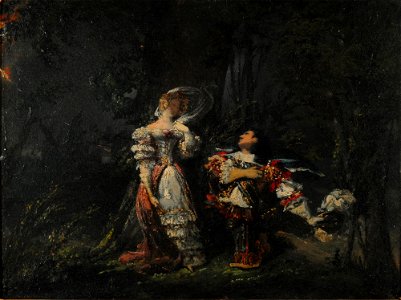 Luis XIV y Mlle. De La Valliere