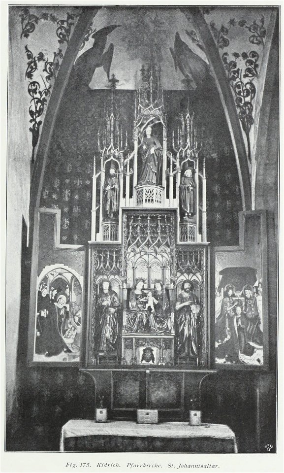 Luthmer I-175-Kidrich Pfarrkirche St Johannisaltar