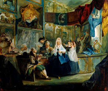 Luis Paret y Alcázar - The Shop - Google Art Project