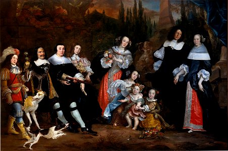 Luitenant-Admiraal Michiel Adriaensz. de Ruyter en zijn familie door Jurriaen Jacobson 1662