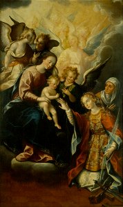 Luis Juárez - The Mystical Betrothal of Saint Catherine of Alexandria - Google Art Project