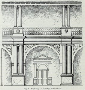 Luthmer III-009-Weilburg Schlosshof Nordarkade