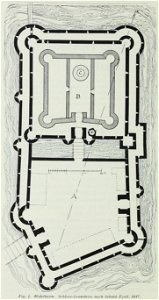 Luthmer II-001-Rödelheim Schloss-Grundriss nach Sebald Fyoll 1447
