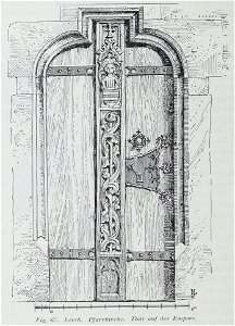 Luthmer I-087-Lorch Pfarrkirche Thür auf der Empore